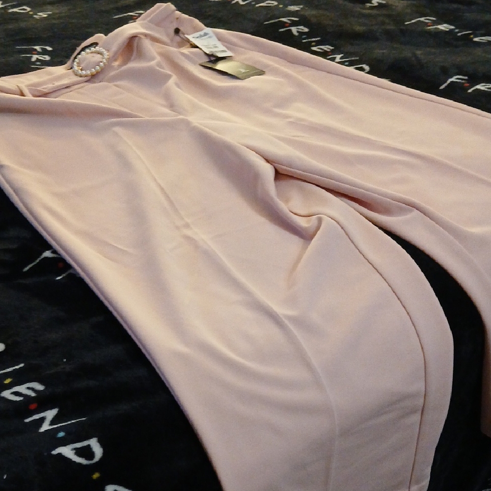 Jules & Leopold Blush Wide Leg Pants